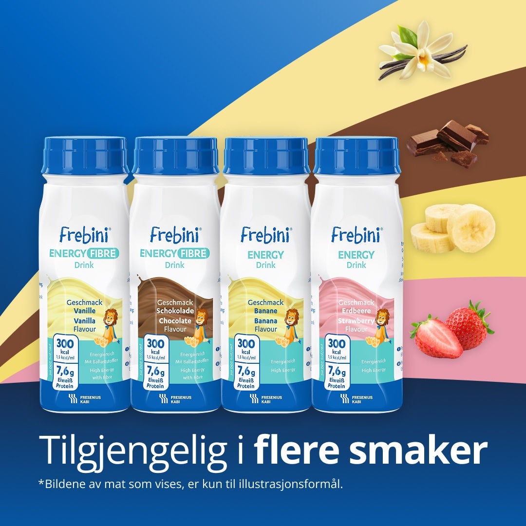 Frebini næringsdrikker i en variasjon av smaker