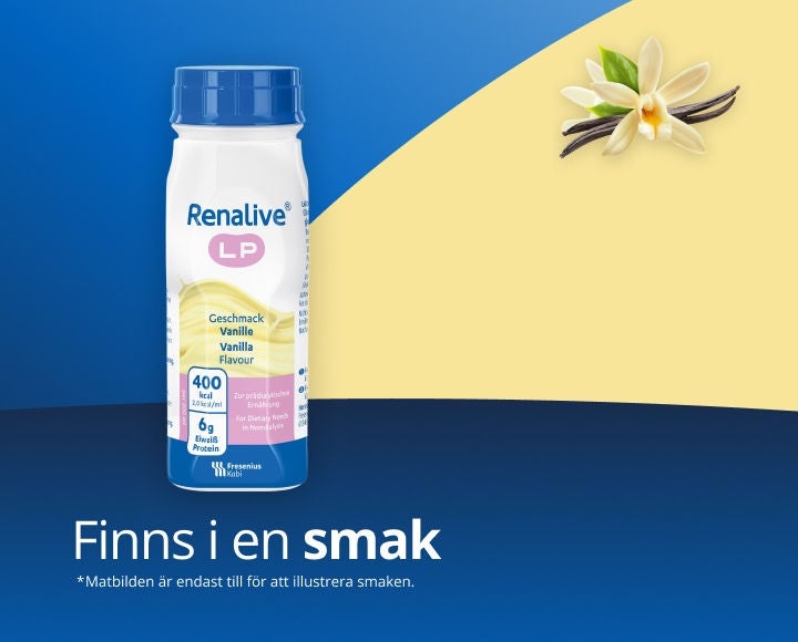 Näringsdryck för personer med kronisk njursjukdom: renalive LP