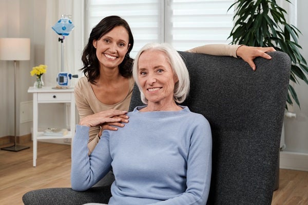 dukra ir slaugoma mama