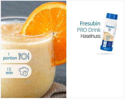 Orangen Haselnuss Smoothie