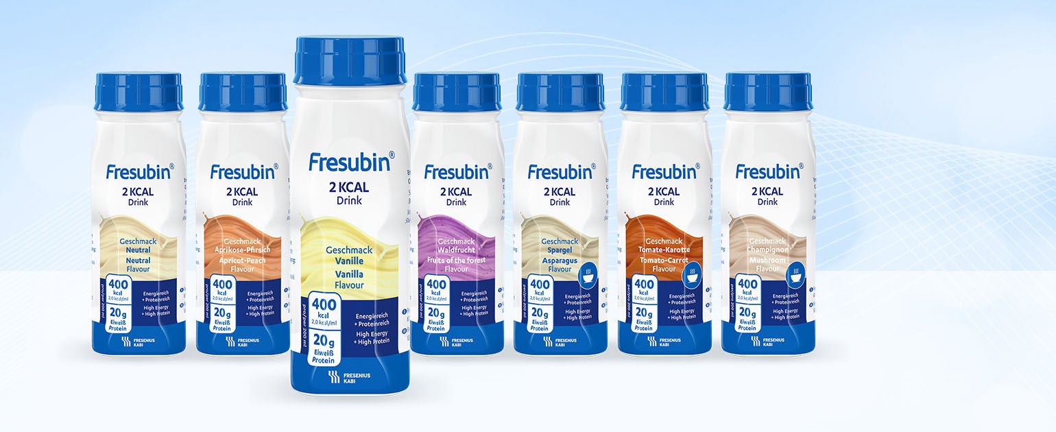 Fresubin 2 KCAL Drink in verschiedenen Geschmacksrichtungen