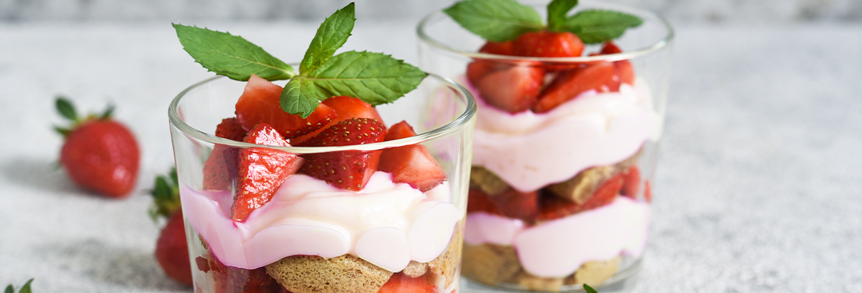 Jordbær tiramisu