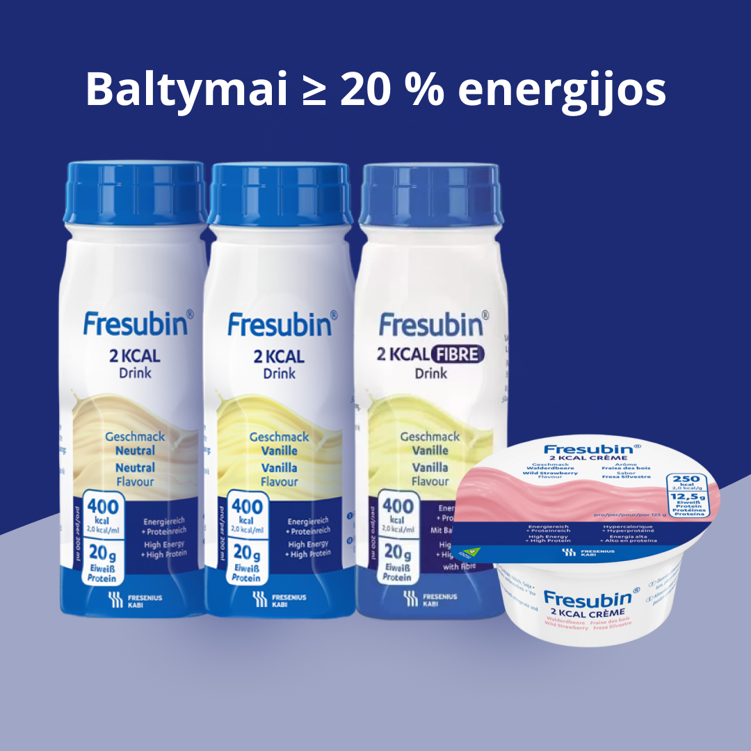 „Fresubin“ produktų asortimentas sukurtas siekiant patenkinti įvairius mitybos poreikius ir atsižvelgti į skirtingas diagnozes. Asortimentą sudaro gėrimai, kurių baltymų kiekis sudaro mažiau nei 20 % energetinės vertės, taip pat gėrimai, kurių baltymų kiekis sudaro ne mažiau kaip 20 % energetinės vertės. „Fresubin“ produktai pritaikyti vaikams ir suaugusiesiems, įskaitant onkologijos pacientus, asmenis, sergančius malabsorbcija, inkstų nepakankamumu, kepenų nepakankamumu, sutrikusiu gliukozės apykaita ar disfagija. 