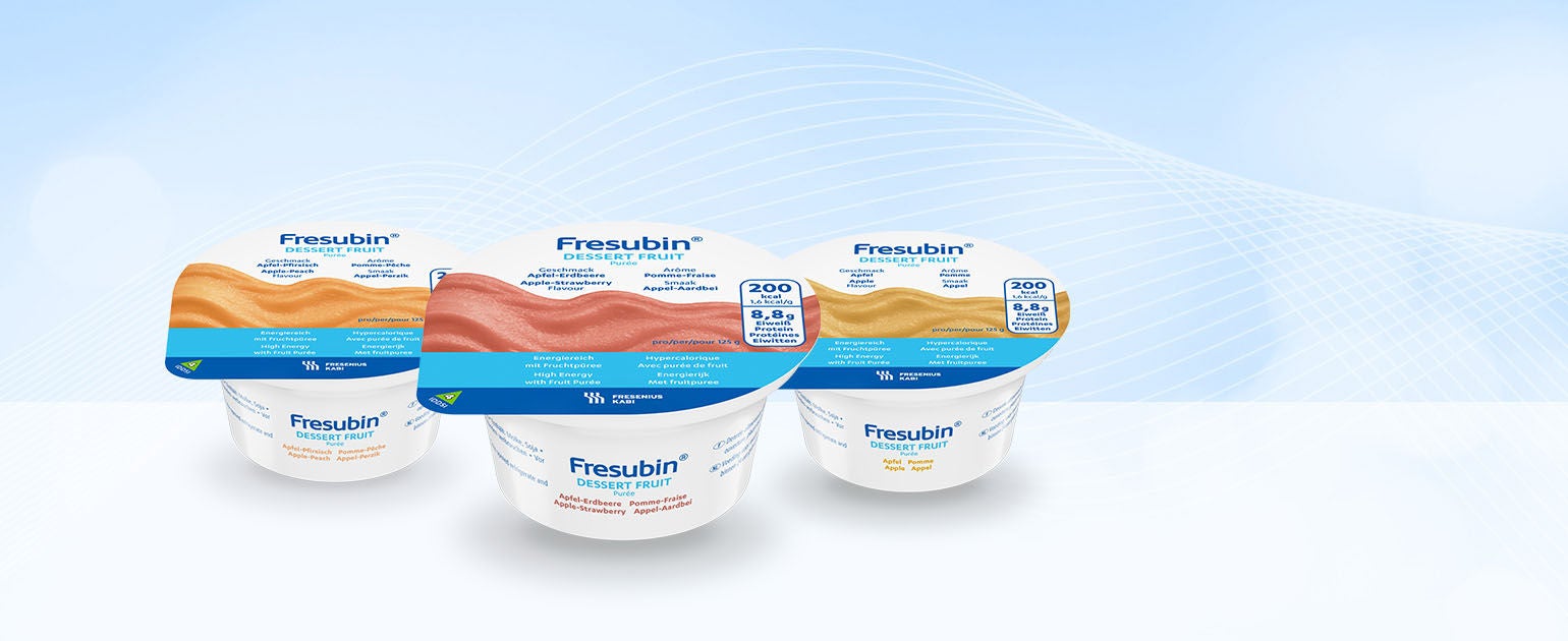 Fresubin DESSERT FRUIT in verschiedenen Geschmacksrichtungen