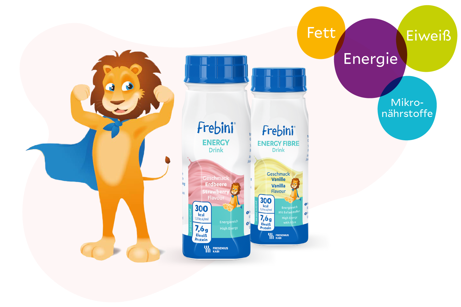 Frebini Löwe mit Inhaltsstoffen