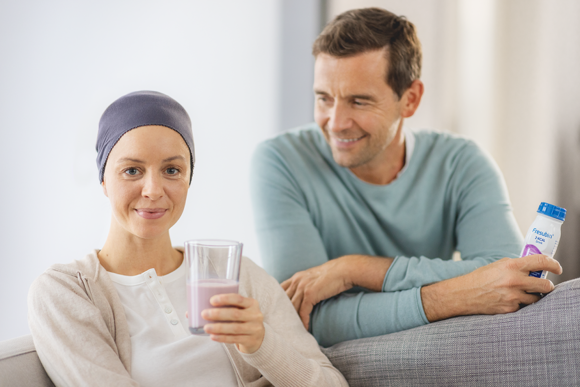 Krebspatientin Wohnzimmer Partner