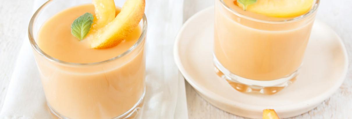 Vanilla peach shake