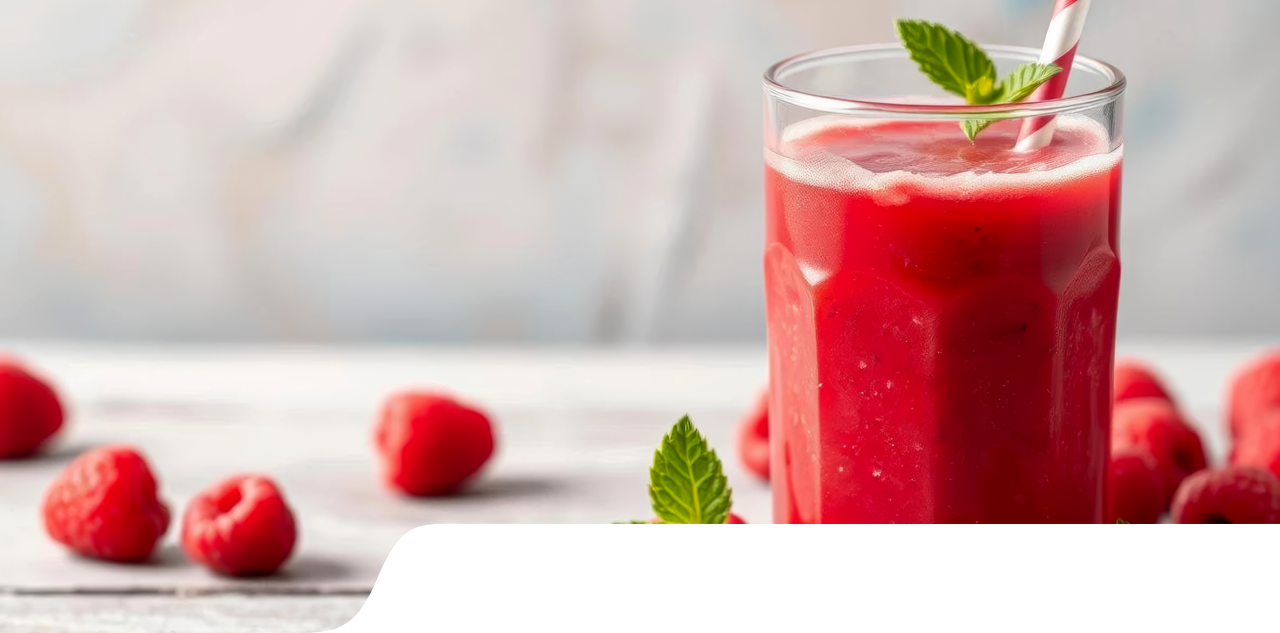 Boisson Amande et aux Framboise