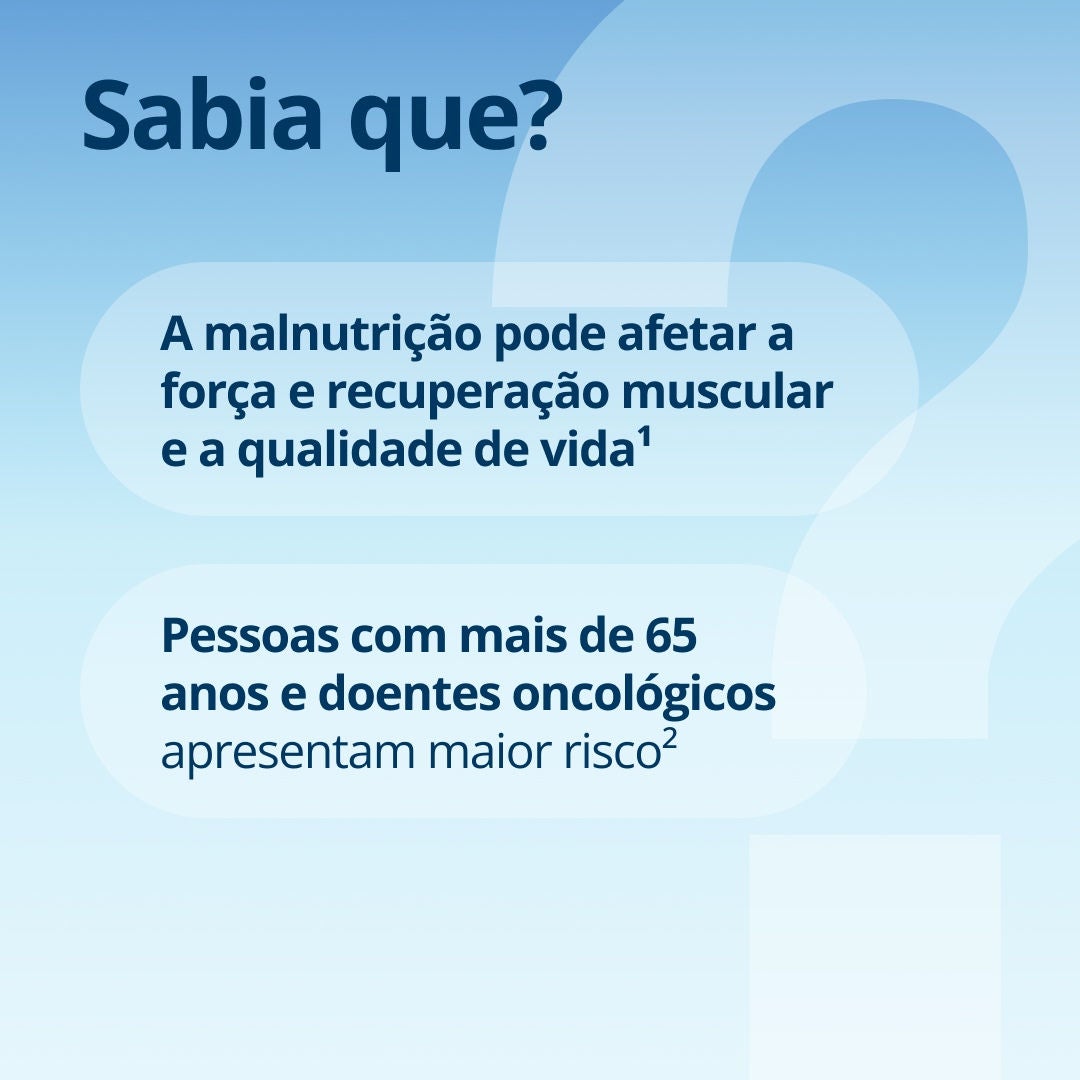 Porquê a Fresubin? A Fresubin conta com mais de 50 anos de experiência em nutrição médica e goza da confiança de mais de 70 países em todo o mundo. São consumidas mais de 500 unidades por minuto em todo o mundo (de acordo com dados de 2025), e a gama da Fresubin está disponível nos formatos de bebida, sobremesa e alimentação por sonda. 
