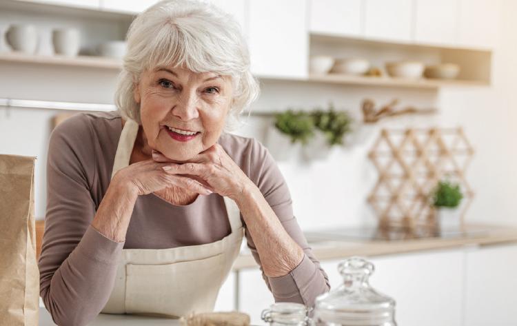Woman in kitchen