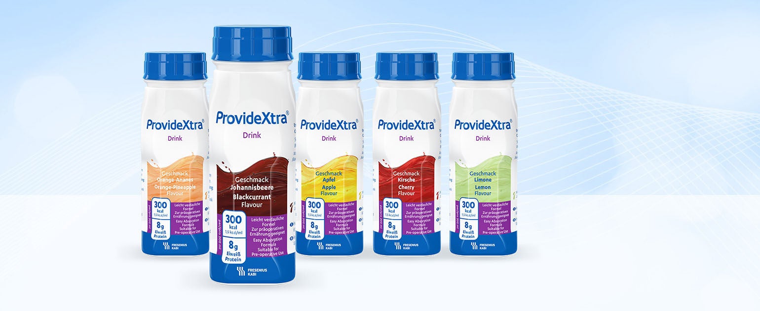 ProvideXtra Drink in verschiedenen Geschmacksrichtungen