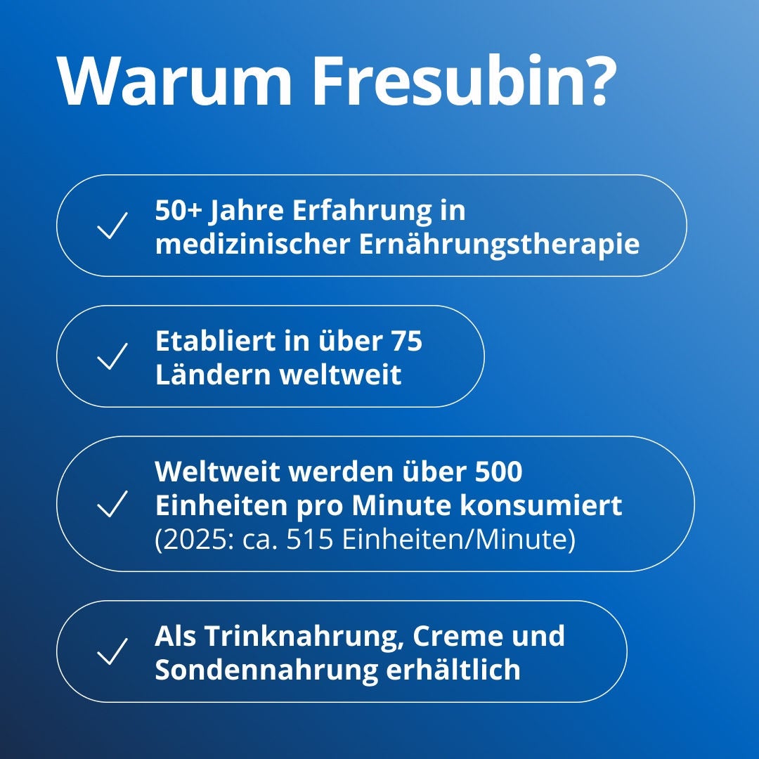 Wussten Sie, dass Mangelernährung die Kraft, die Regeneration und die Lebensqualität beeinträchtigen kann? Darüber hinaus gehören Menschen über 65 Jahre und Krebspatienten zu den am stärksten gefährdeten Personengruppen. 