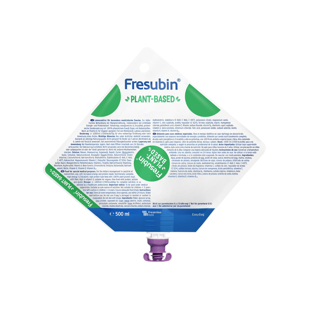 The Fresubin range is designed to suit a variety of nutritional needs and diagnoses. Products include drinks with a protein content of less than 20% of the energy value as well as drinks with a protein content of at least 20% of the energy value. Fresubin's products have been tailored to suit children and adults, including oncology patients, those with malabsorption, kidney insufficiencies, liver insufficiencies, impaired glucose metabolism or dysphagia. 