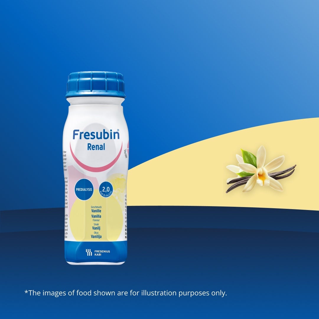 Fresubin's Renalive range includes Renalive LP in Cappuccino and Vanilla flavours, as well as Renalive HP in Fruits of the Forest and Lemon Yoghurt flavours. 