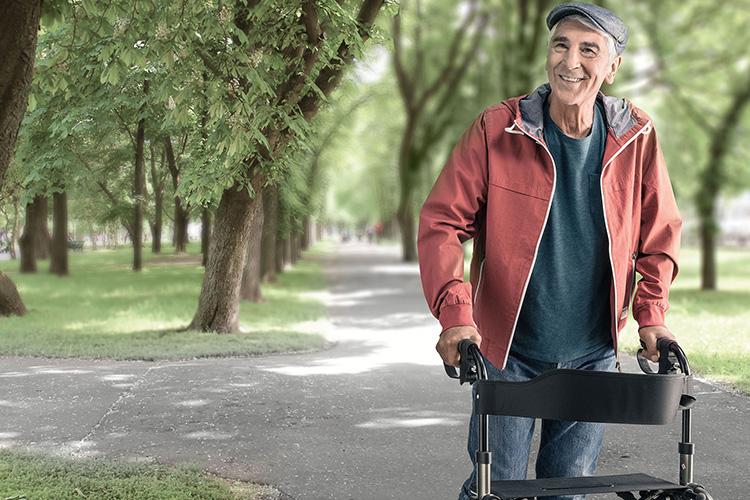 Grandpa in the park