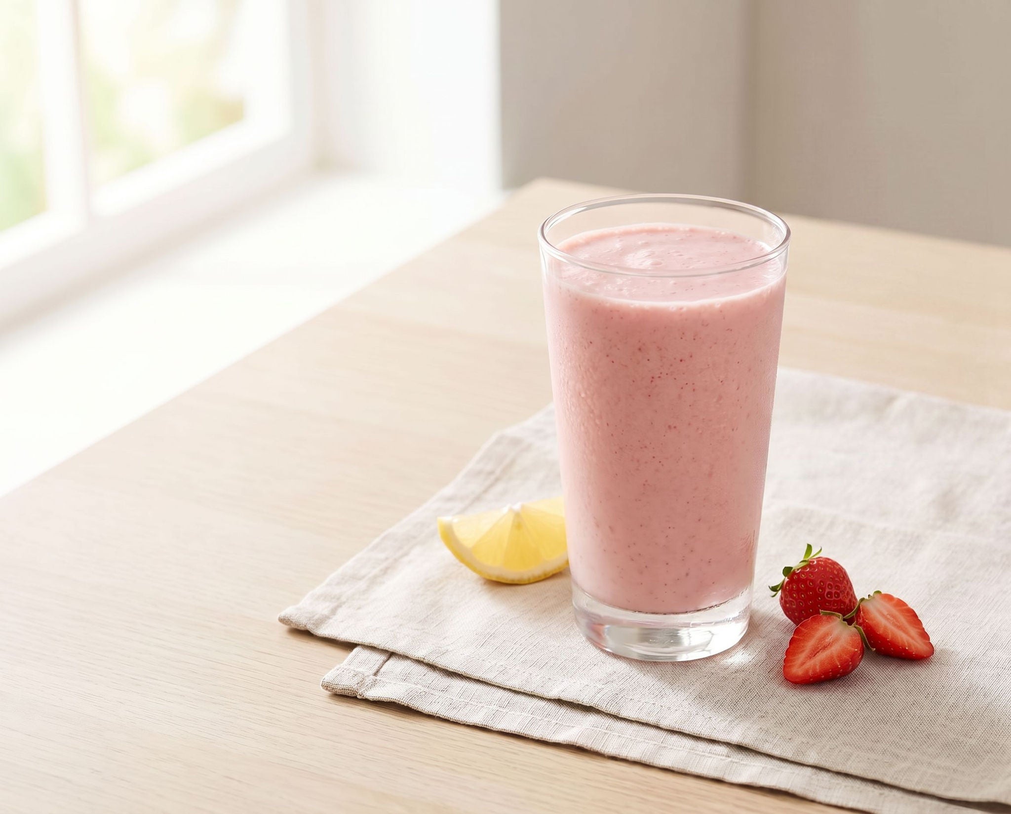 Strawberry lemon shake