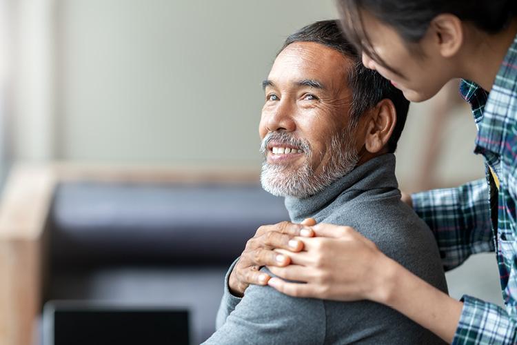 elderly man and woman 