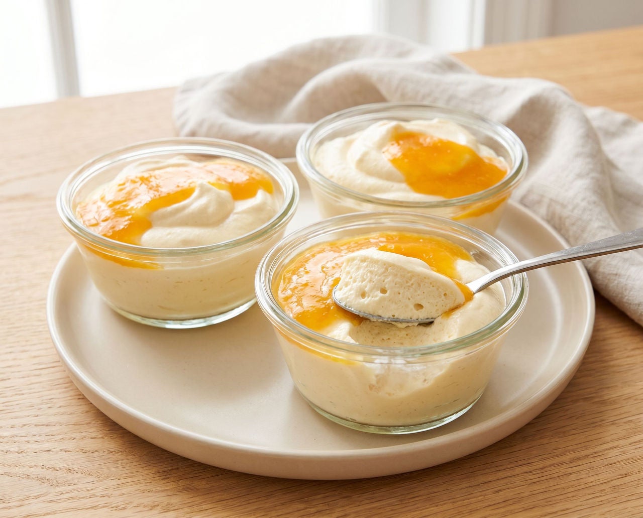 Vanilla mousse