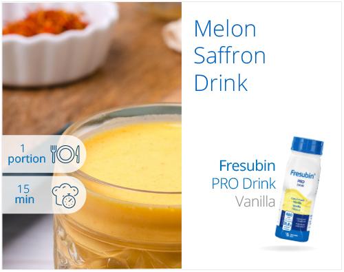 Melon Saffron Drink