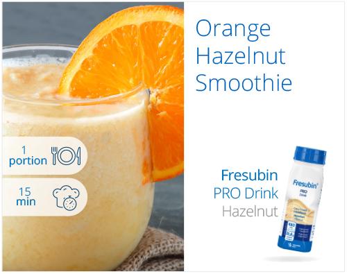 Orange  Hazelnut Smoothie