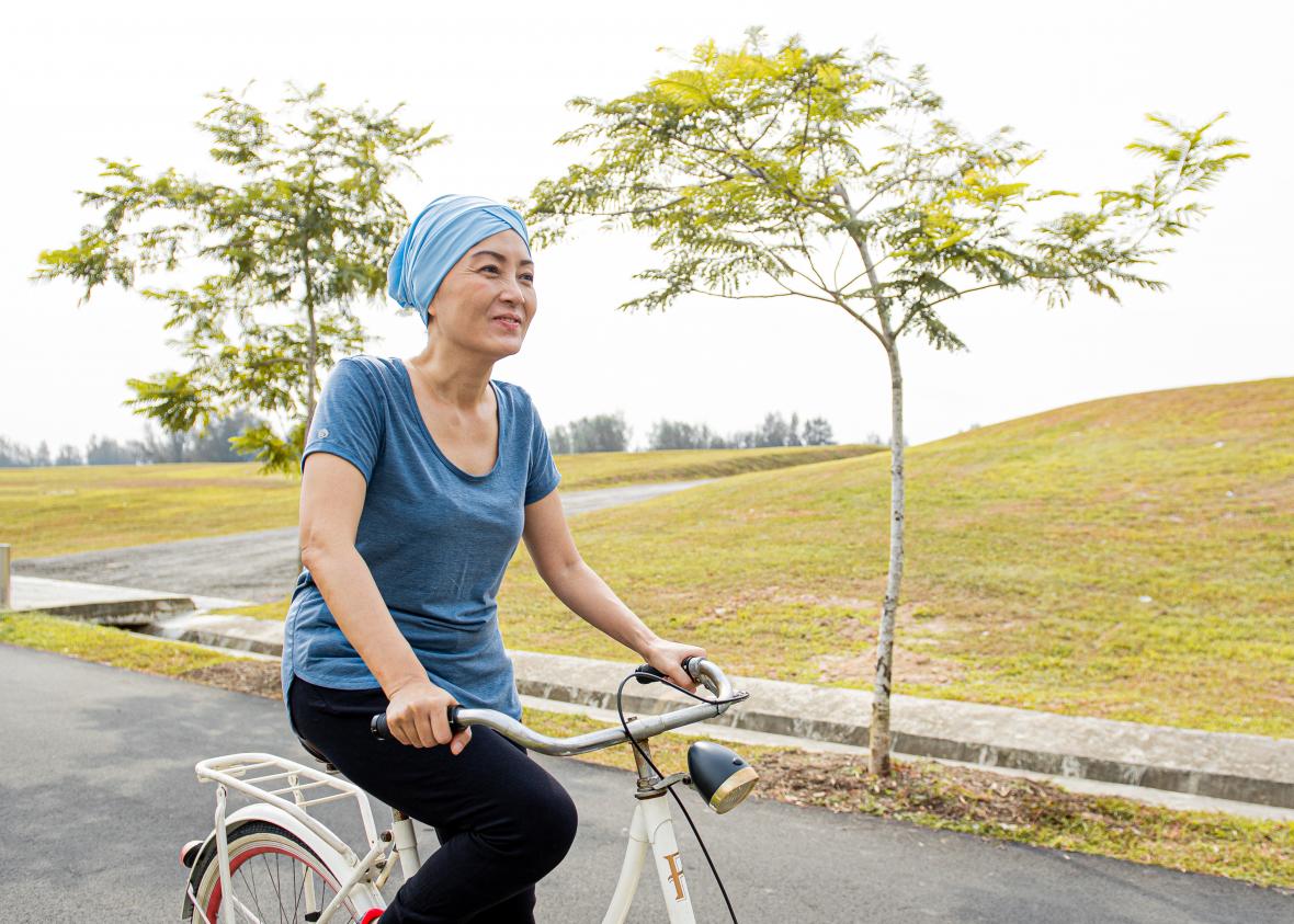 Patientin Krebs Fahrradfahren