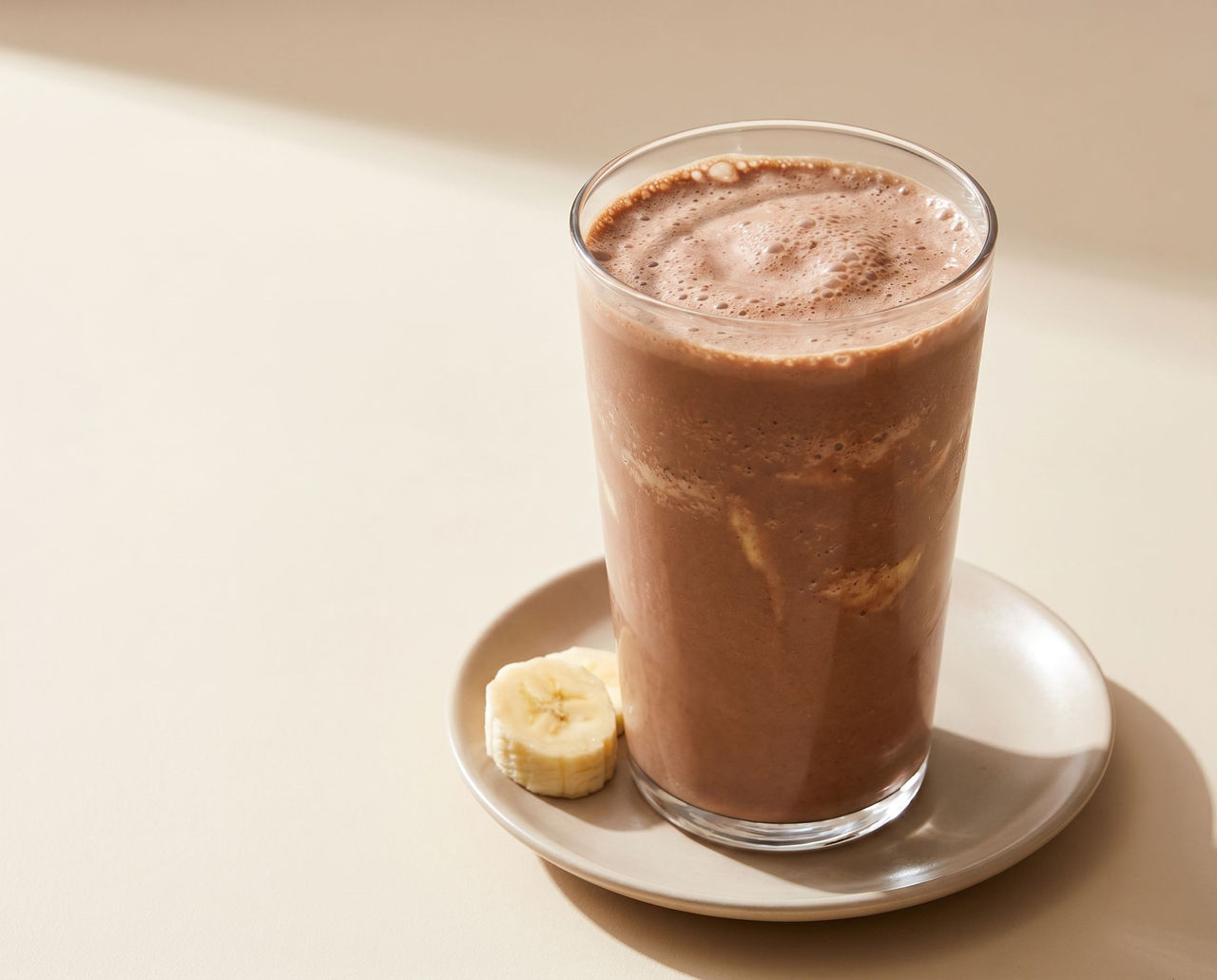 chocolate and banana milkshake