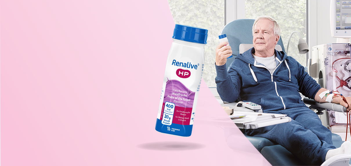 Neu: Renalive® HP – Trinknahrung für Patientinnen und Patienten mit Niereninsuffizienz und Dialysepflicht