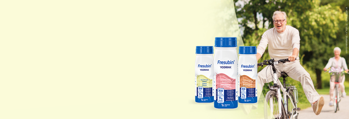Fresubin YODRINK Lemon, Aprikose-Pfirsich & Mischkarton sind zurück - weitere Informationen finden Sie hier.