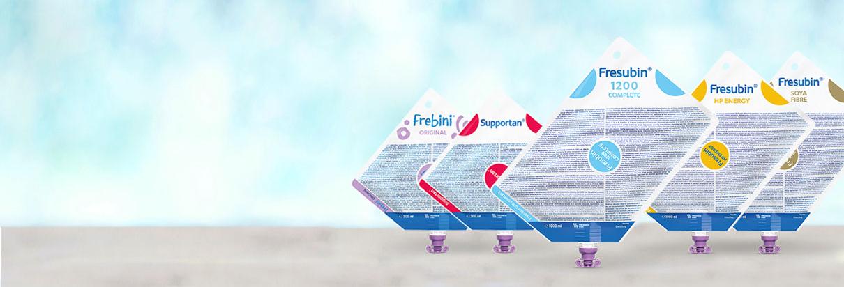 Fresubin EasyBag: Die einzigartige Verpackung - Fresubin Sondennahrung in unterschiedlichen Varianten