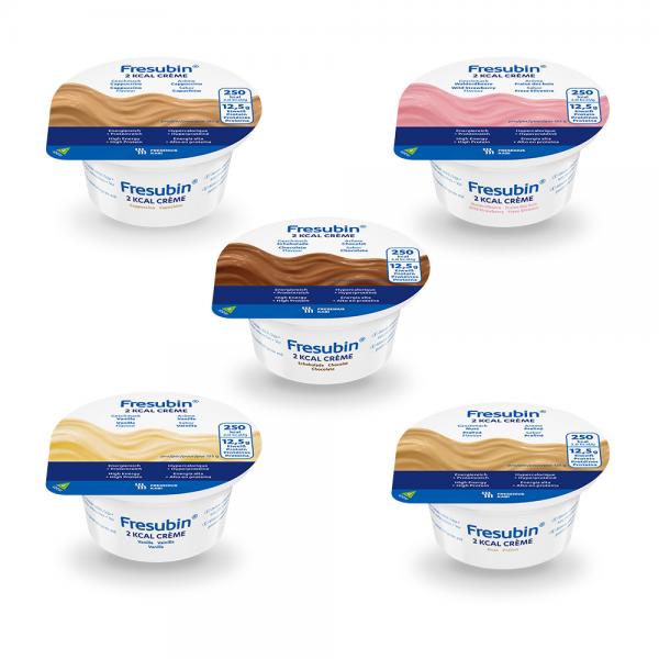 Fresubin 2kcal Creme in verschiedenen Geschmacksrichtungen
