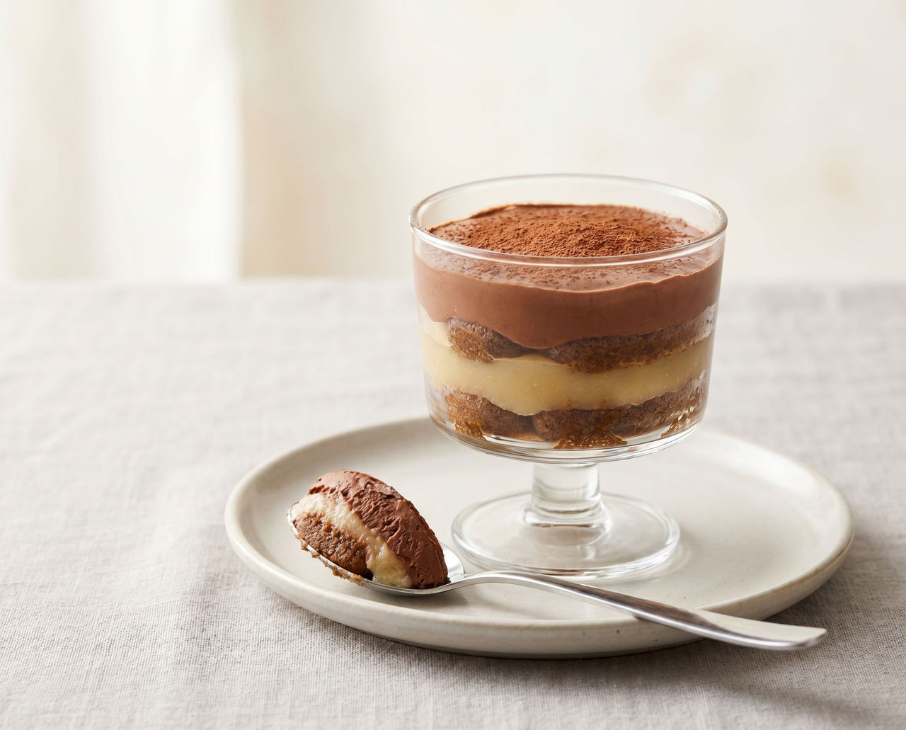 Chocolate Dessert  with Sponge Fingers