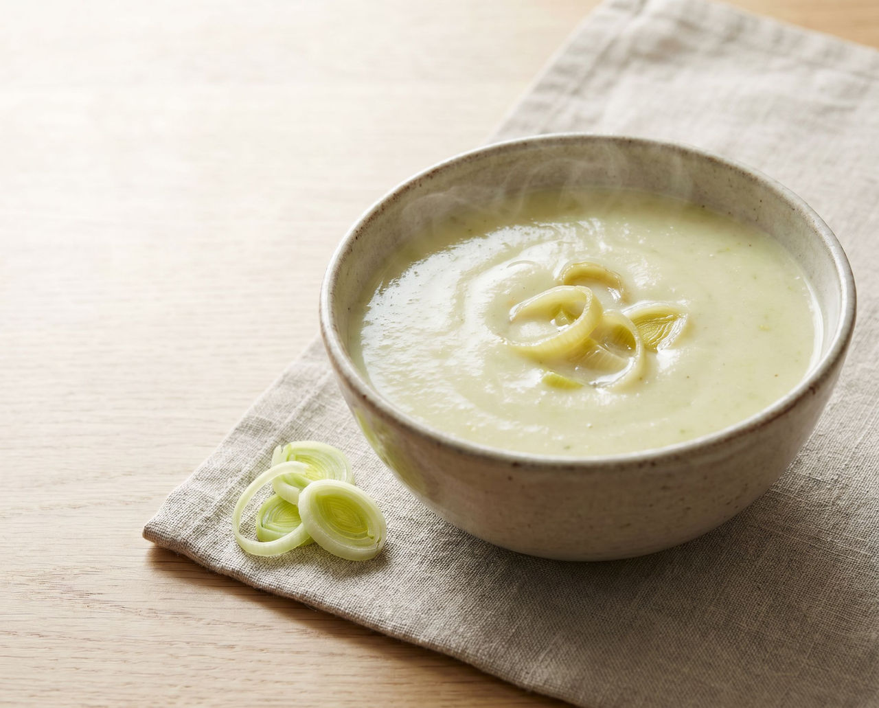Cream of leek soup