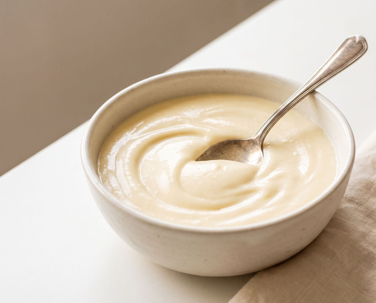 Custard quark sauce