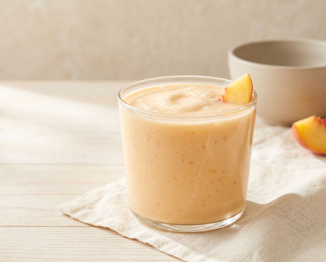 Vanilla peach shake