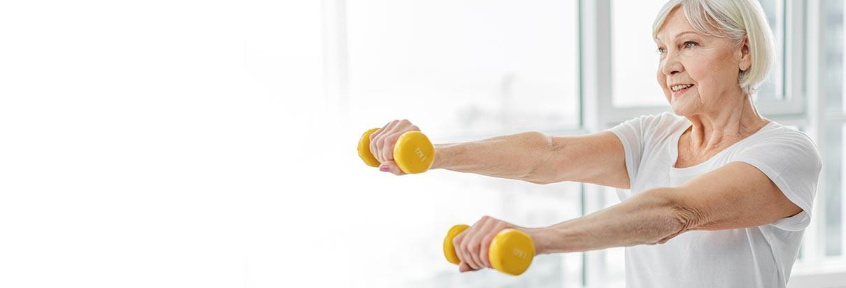 Woman exercising