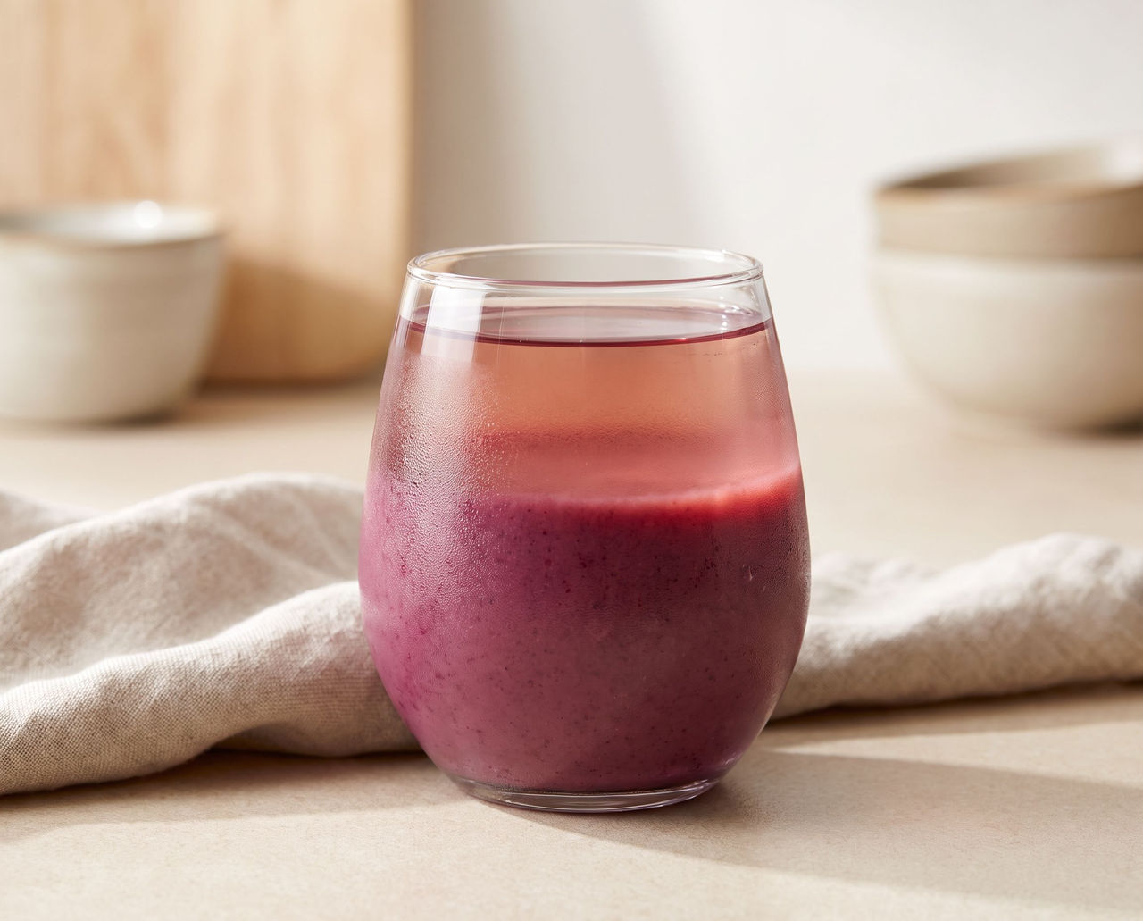  Mixed berries and banana shake