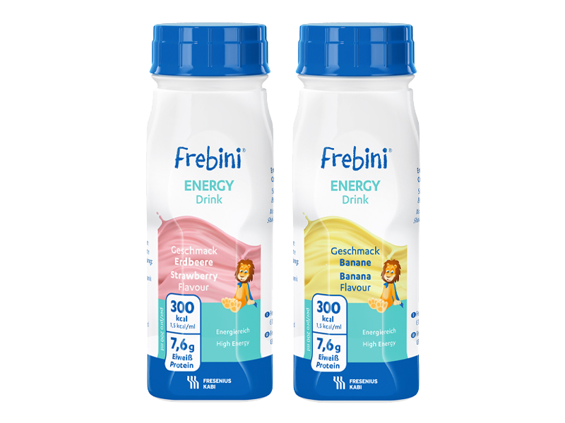 Frebini  - Næringsdrikk for barn - Energy Drink - 2 smaker - jordbaer_banan