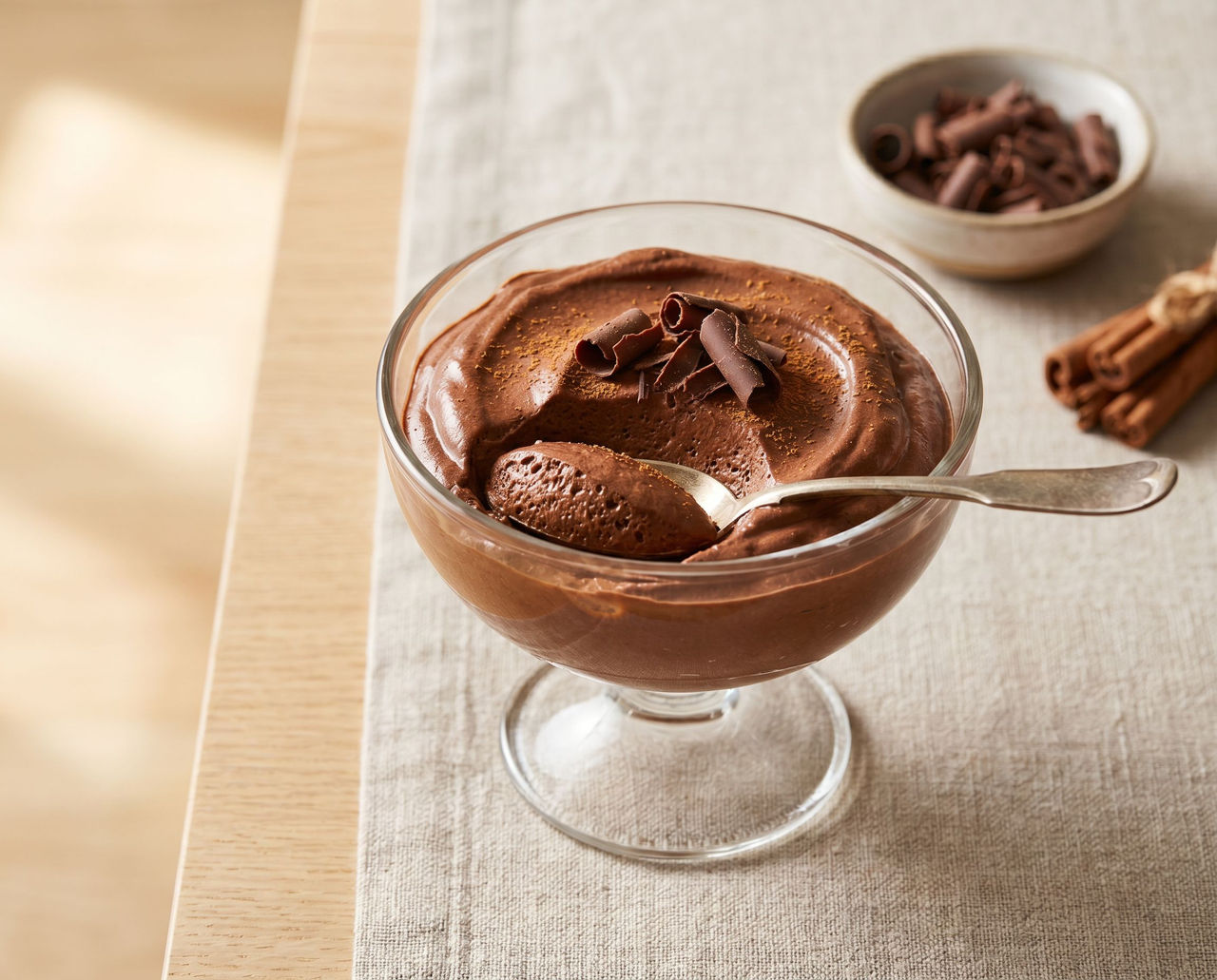 Festive chocolate cream