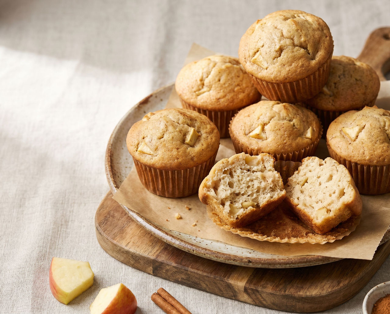 Apple cinnamon muffin