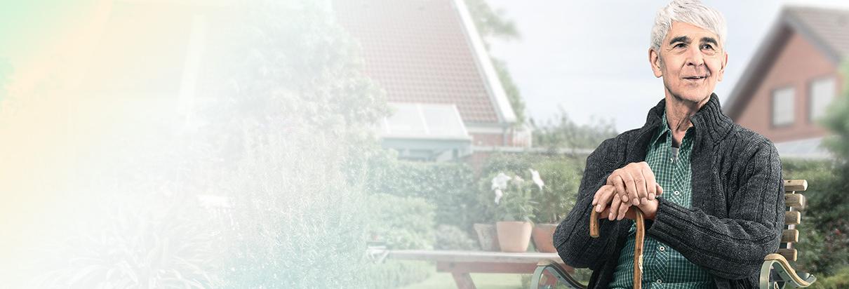 Grandpa in Garden