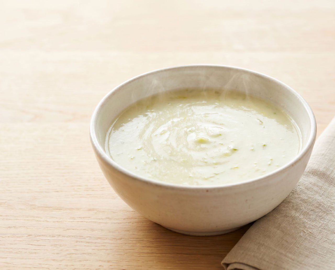 Leek cream soup