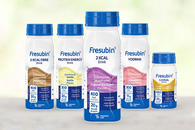 5 Flaschen Fresubin unterschiedlicher Sorten