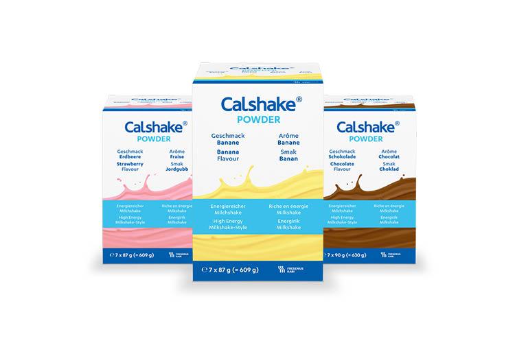 Verschiedene Sorten an Calshake POWDER - verlinkt zu Calshake POWDER (Produkte)