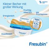 Fresubin DESSERT FRUIT mit Angaben der Nährwerte - Kleiner Becher mit großer Wirkung: energie- und eiweißreich, fruchtig-säuerlich und mit Fruchtpüree.