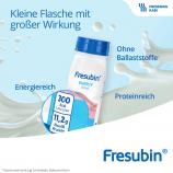 Fresubin ENERGY Drink  mit Angaben der Nährwerte - Der Fresubin ENERGY Drink zeigt trotz kleiner Flasche eine große Wirkung, indem diese energie- und proteinreich und ohne Ballaststoffen ist.