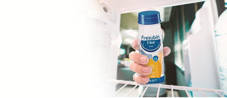 Fresubin bottle in fridge