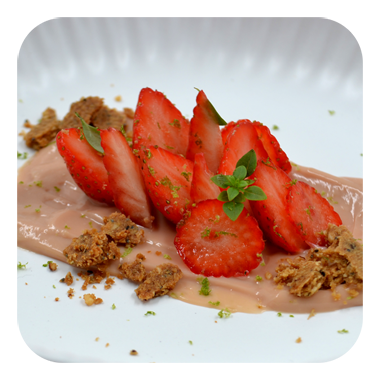 Vignette Crémeux Fraise Basilic