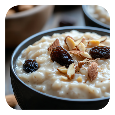Porridge Raisin et Curcuma