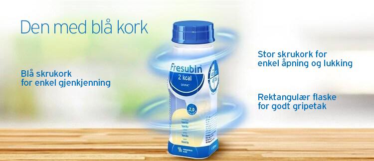 Easy bottle - med stor skrukork for enkel åpning og lukking, og rektangulær flaske for godt gripetak