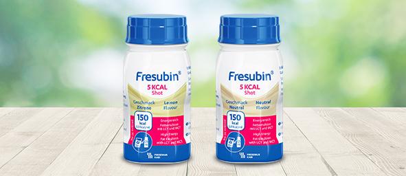 Fresubin 5 kcal Shot - Fettrik energiberikning, for tilførsel av energi og essensielle fettsyrer